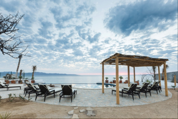 Mexico yoga retreat pool