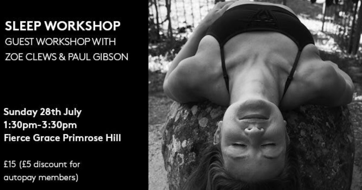 Sleep with Zoe Clews Fierce Grace®